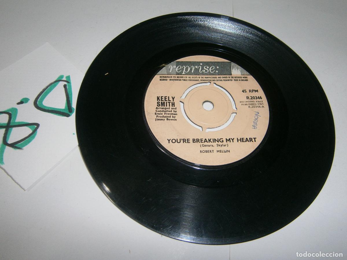 Discos de vinilo: ANTIGUO DISCO SINGLES VINILO - KEELY SMITH - Foto 1