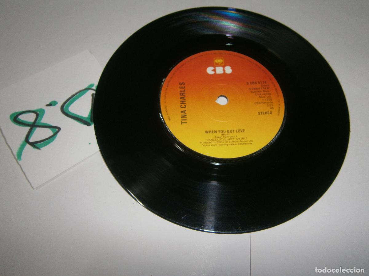 Discos de vinilo: ANTIGUO DISCO SINGLES VINILO - TINA CHARLES - Foto 1