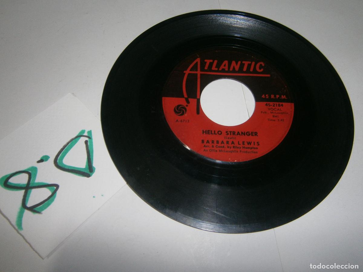Discos de vinilo: ANTIGUO DISCO SINGLES VINILO - BARBARA LEWIS - Foto 2
