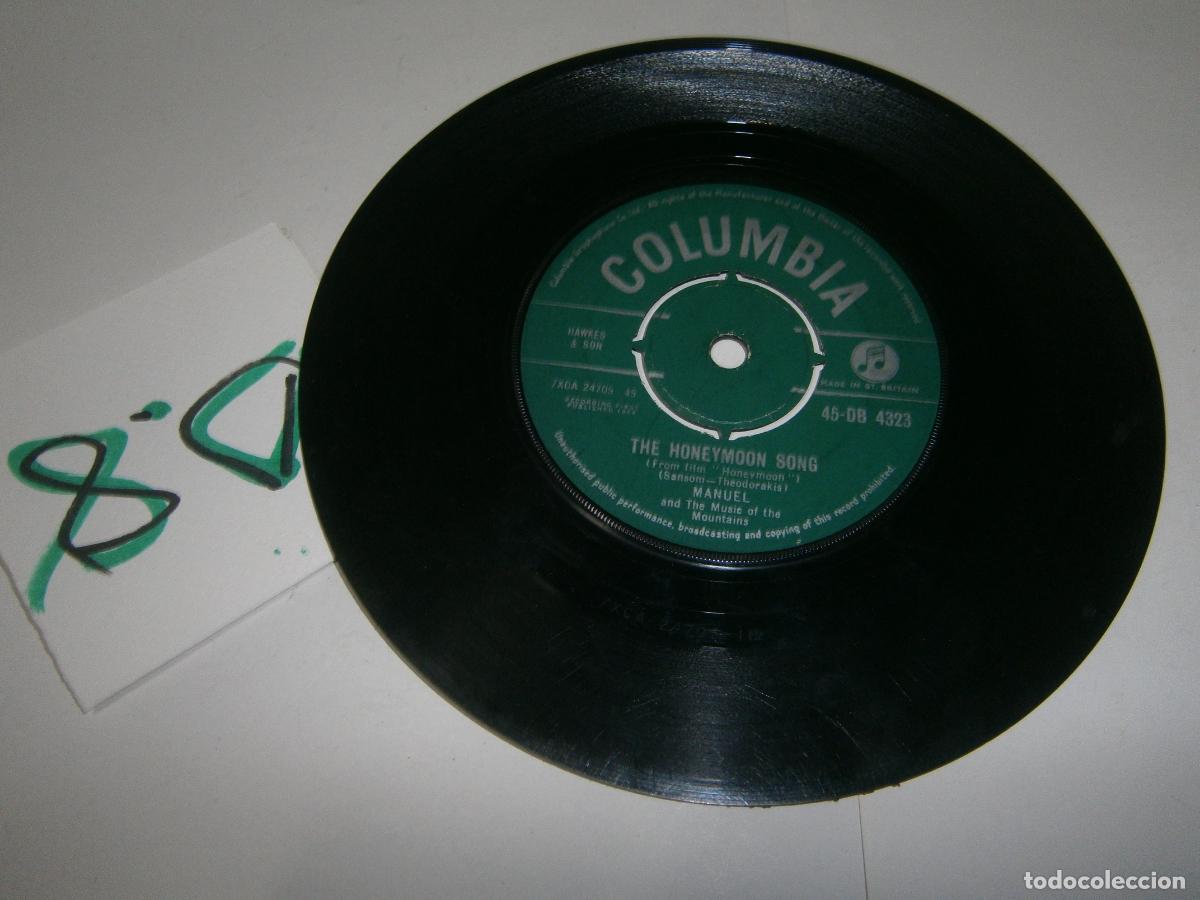 Discos de vinilo: ANTIGUO DISCO SINGLES VINILO - MANUEL - Foto 1