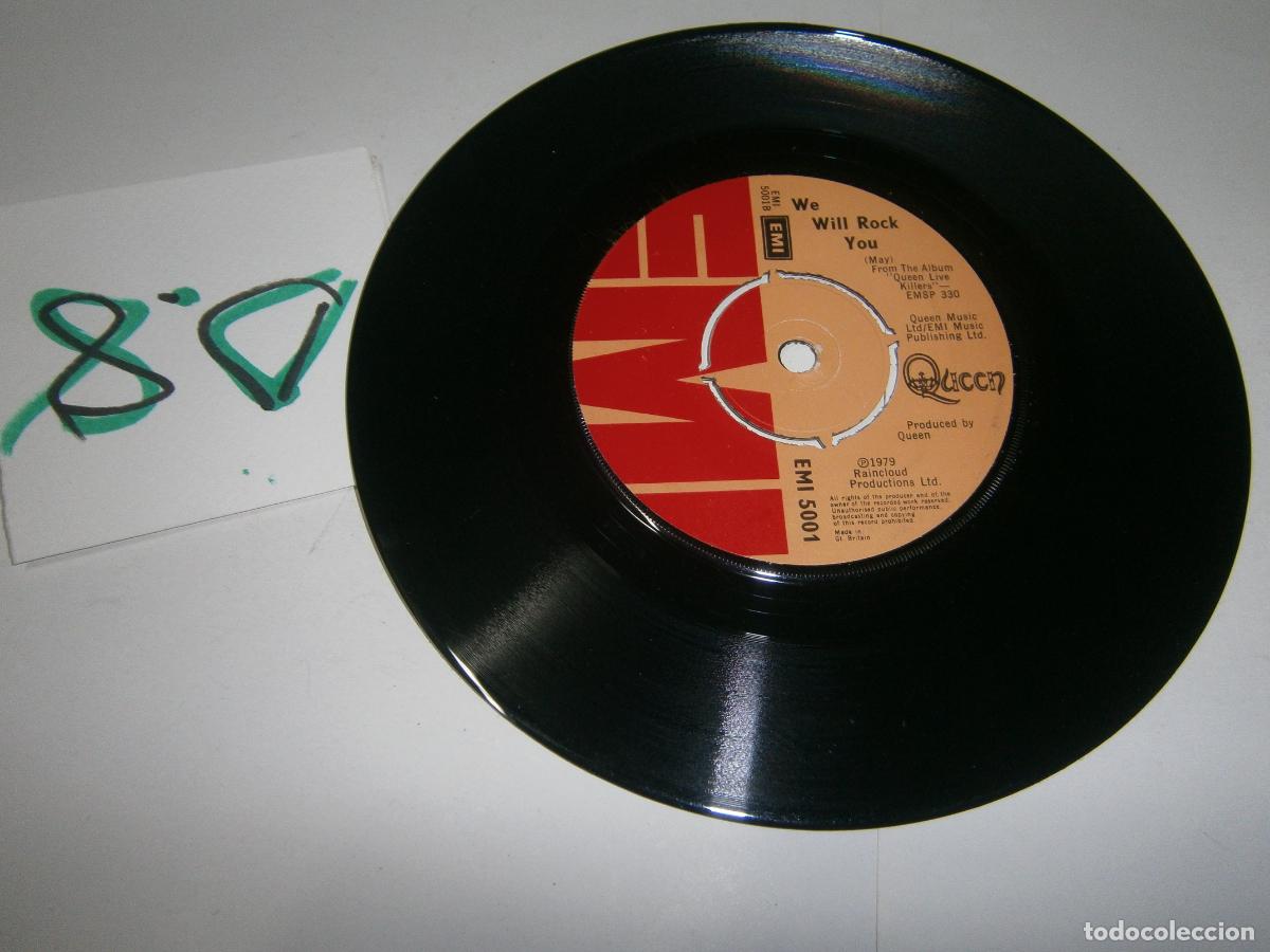 Discos de vinilo: ANTIGUO DISCO SINGLES VINILO - QUEEN - Foto 1
