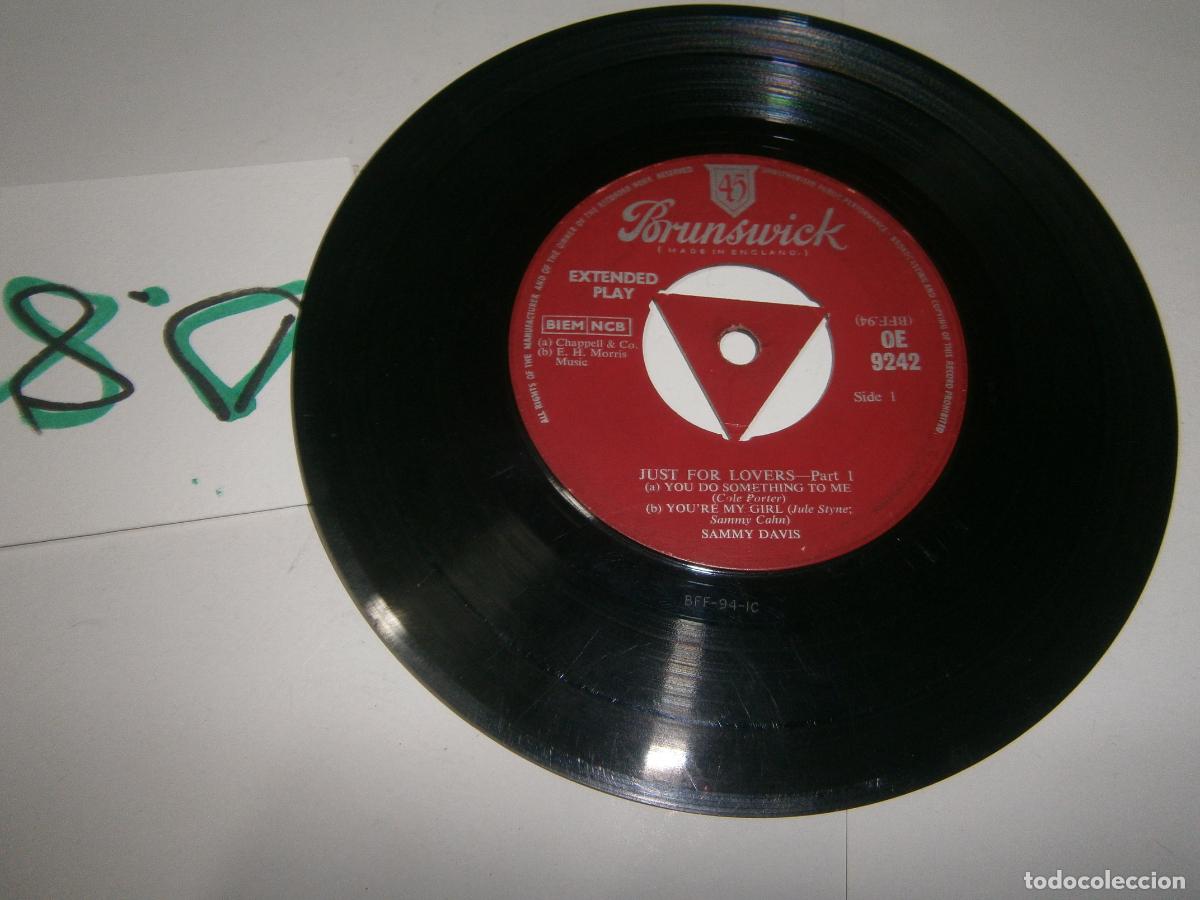Discos de vinilo: ANTIGUO DISCO SINGLES VINILO - SAMMY DAVIS - Foto 2