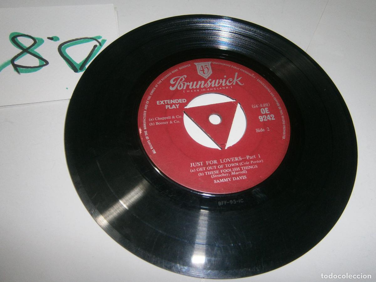 Discos de vinilo: ANTIGUO DISCO SINGLES VINILO - SAMMY DAVIS - Foto 1