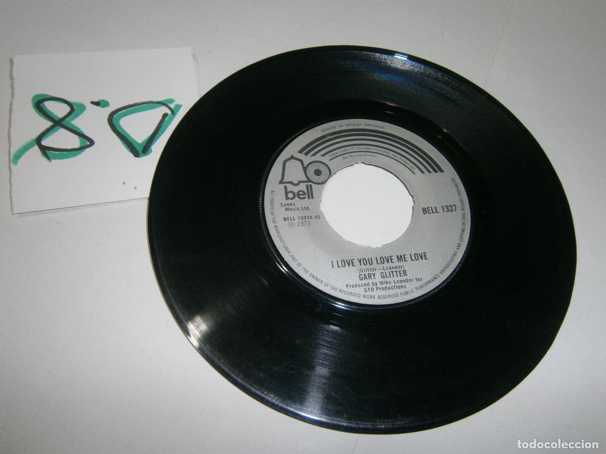 Discos de vinilo: ANTIGUO DISCO SINGLES VINILO - GARY GLITTER - Foto 1