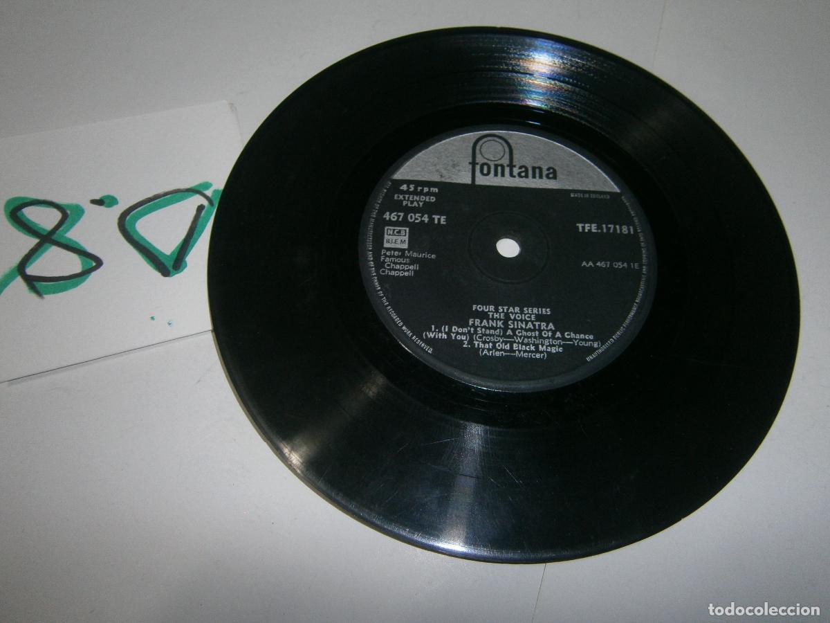Discos de vinilo: ANTIGUO DISCO SINGLES VINILO - FRANK SINATRA - Foto 2