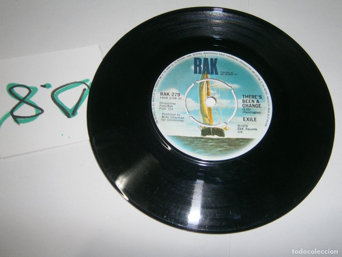 Discos de vinilo: ANTIGUO DISCO SINGLES VINILO - EXILE - Foto 2