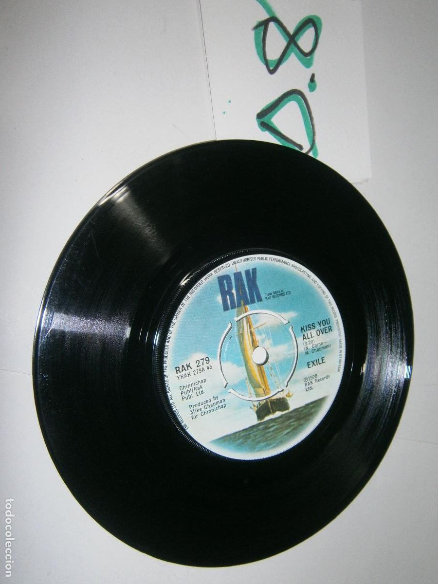 Discos de vinilo: ANTIGUO DISCO SINGLES VINILO - EXILE - Foto 1
