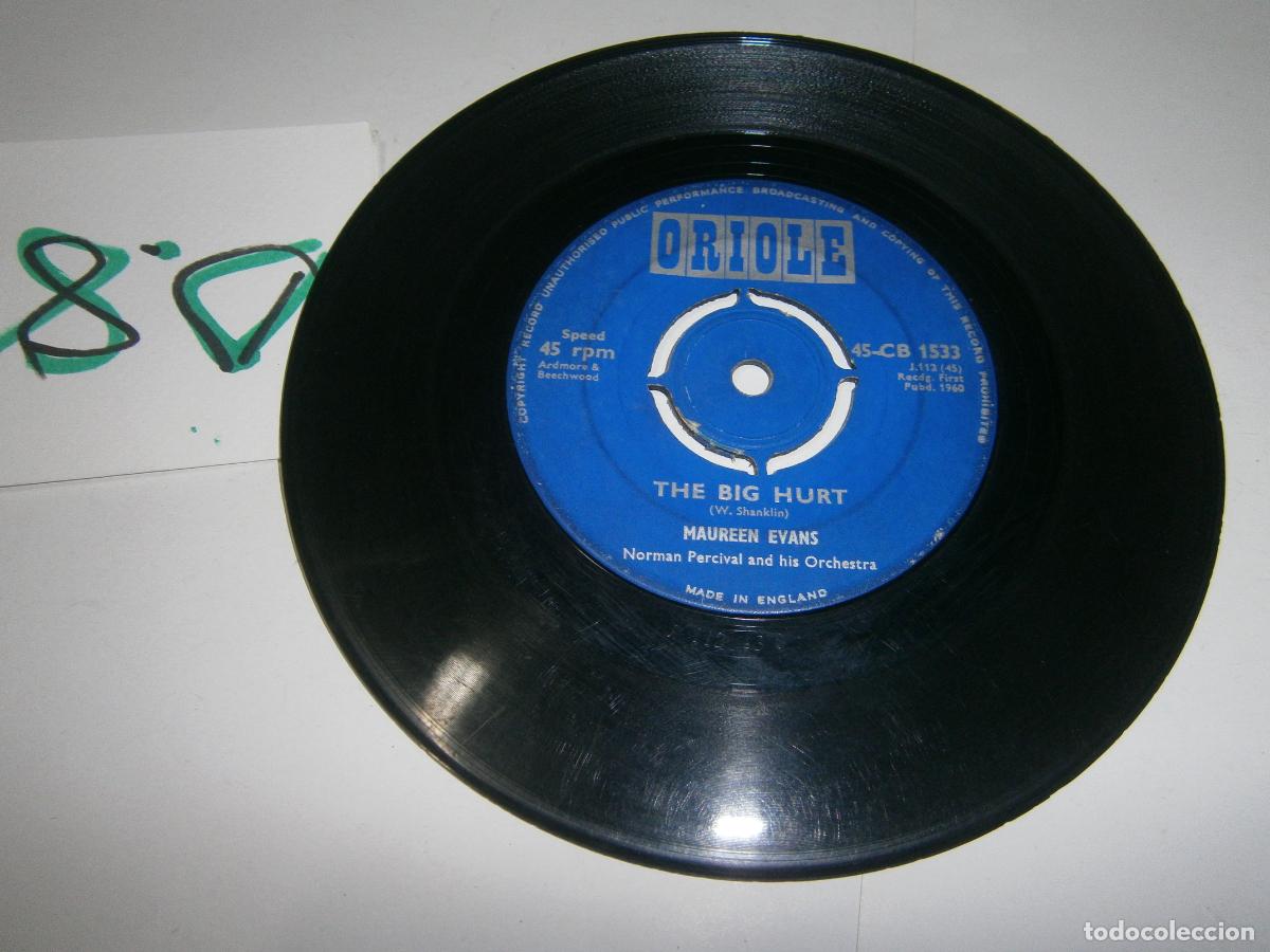 Discos de vinilo: ANTIGUO DISCO SINGLES VINILO - MAUREEN EVANS - Foto 2