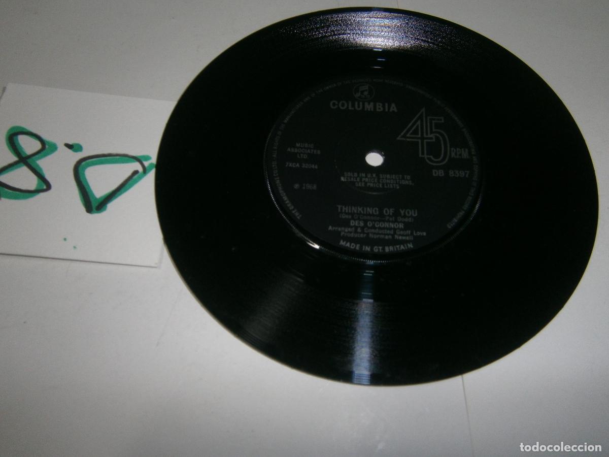 Discos de vinilo: ANTIGUO DISCO SINGLES VINILO - DES O&acute;CONNOR - Foto 2