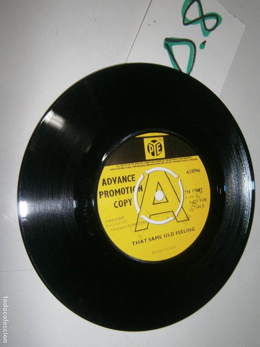 Discos de vinilo: ANTIGUO DISCO SINGLES VINILO - PICKETYWITCH - Foto 2