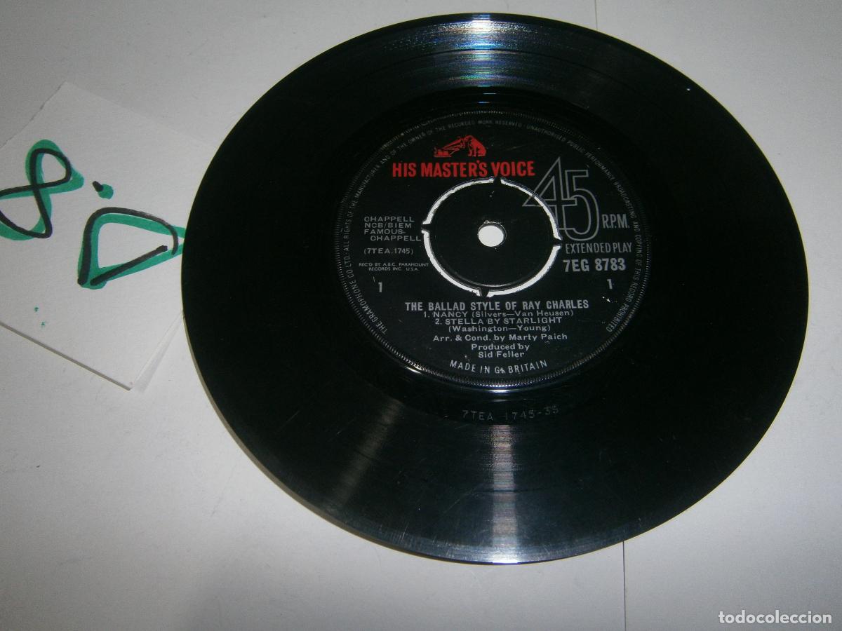 Discos de vinilo: ANTIGUO DISCO SINGLES VINILO - RAY CHARLES - Foto 2