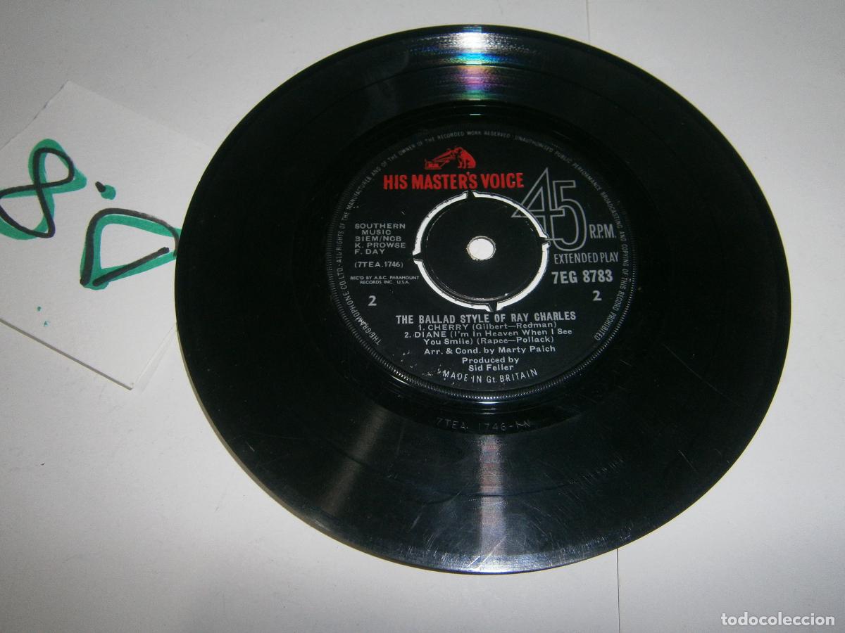 Discos de vinilo: ANTIGUO DISCO SINGLES VINILO - RAY CHARLES - Foto 1