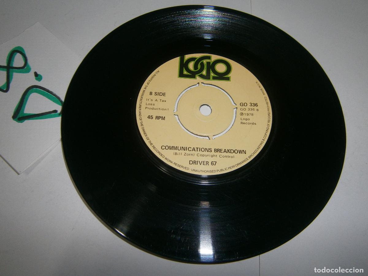 Discos de vinilo: ANTIGUO DISCO SINGLES VINILO - DRIVER 67 - Foto 2
