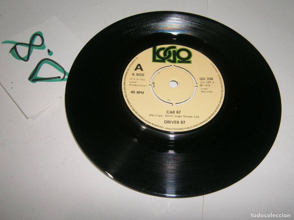 Discos de vinilo: ANTIGUO DISCO SINGLES VINILO - DRIVER 67 - Foto 1