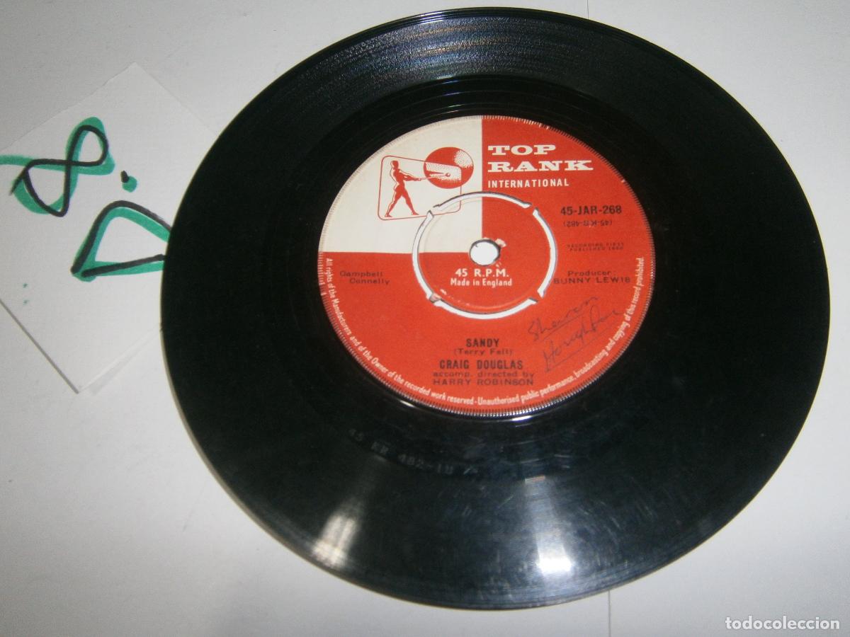 Discos de vinilo: ANTIGUO DISCO SINGLES VINILO - CRAIG DOUGLAS - Foto 2
