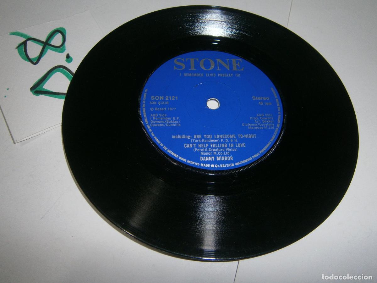 Discos de vinilo: ANTIGUO DISCO SINGLES VINILO - DANNY MIRROR - Foto 2