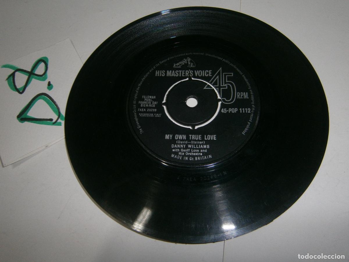 Discos de vinilo: ANTIGUO DISCO SINGLES VINILO - DANNY WILLIAMS - Foto 2