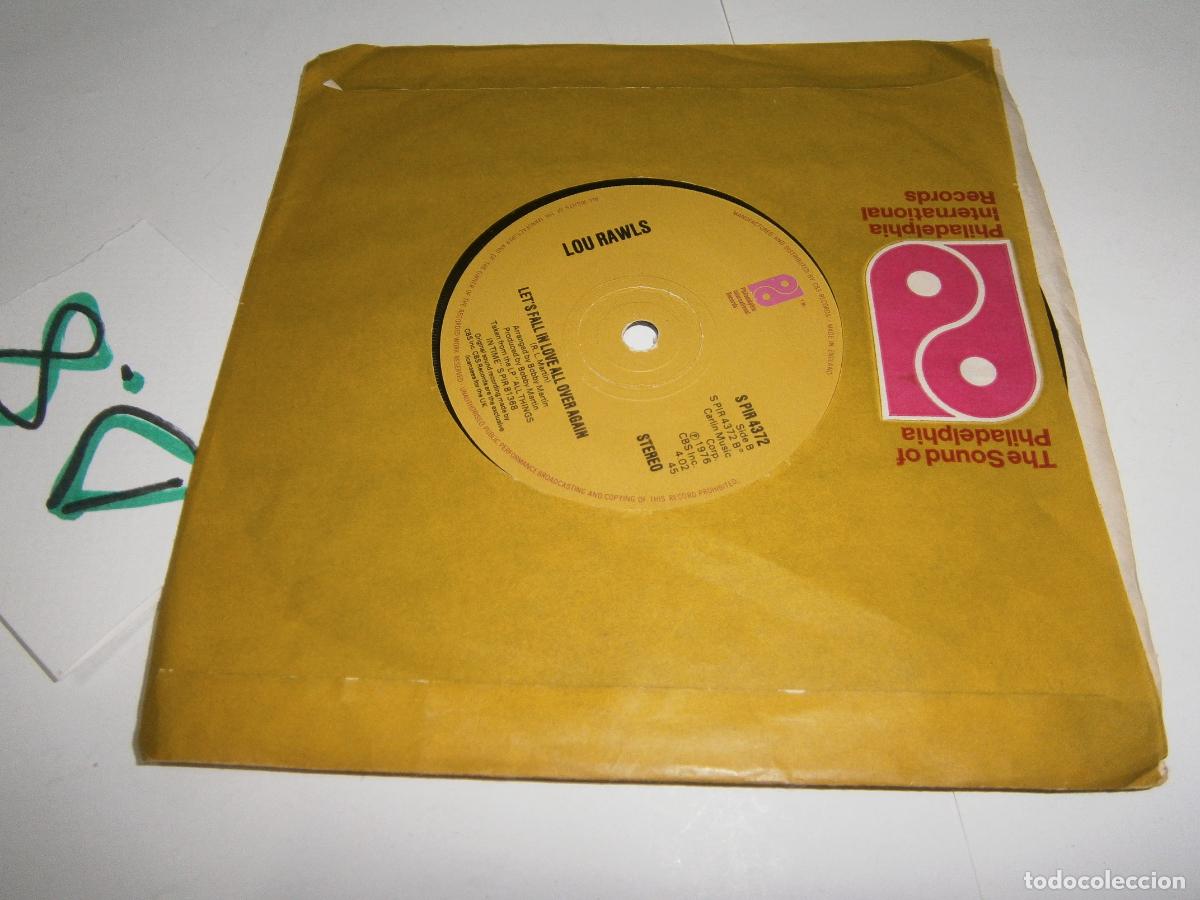 Discos de vinilo: ANTIGUO DISCO SINGLES VINILO - LOU RAWLS - Foto 2