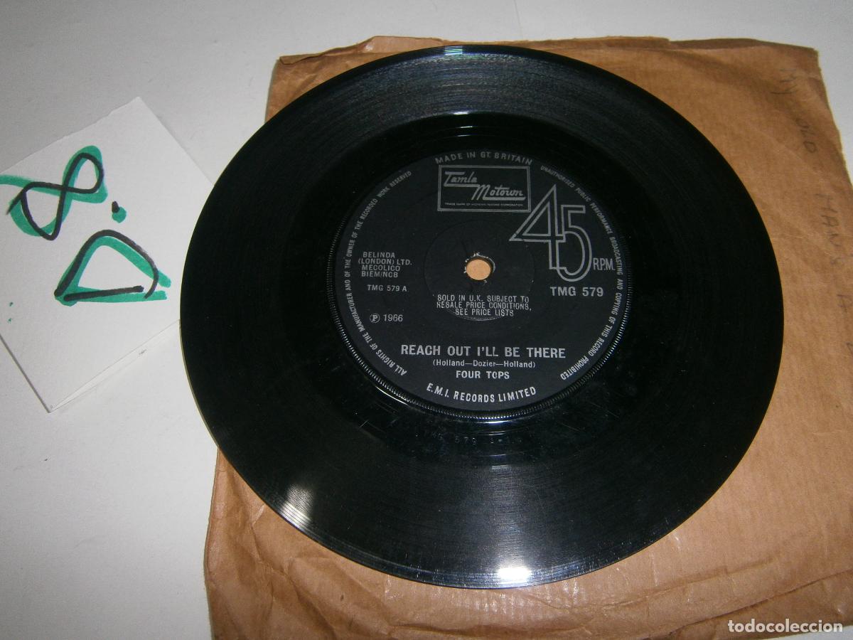 Discos de vinilo: ANTIGUO DISCO SINGLES VINILO - FOUR TOPS - Foto 1