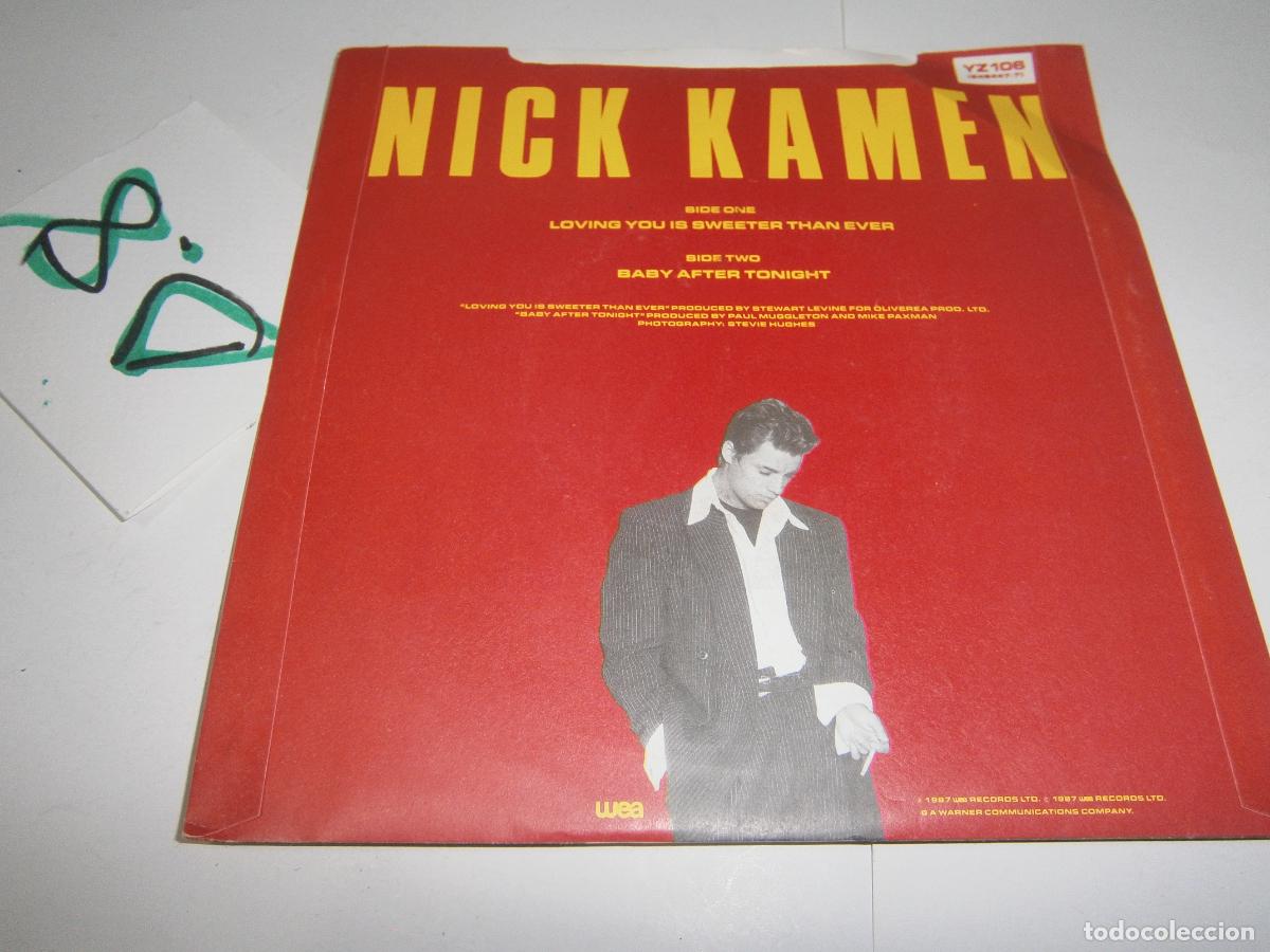 Discos de vinilo: ANTIGUO DISCO SINGLES VINILO - NICK KAMEN - Foto 2