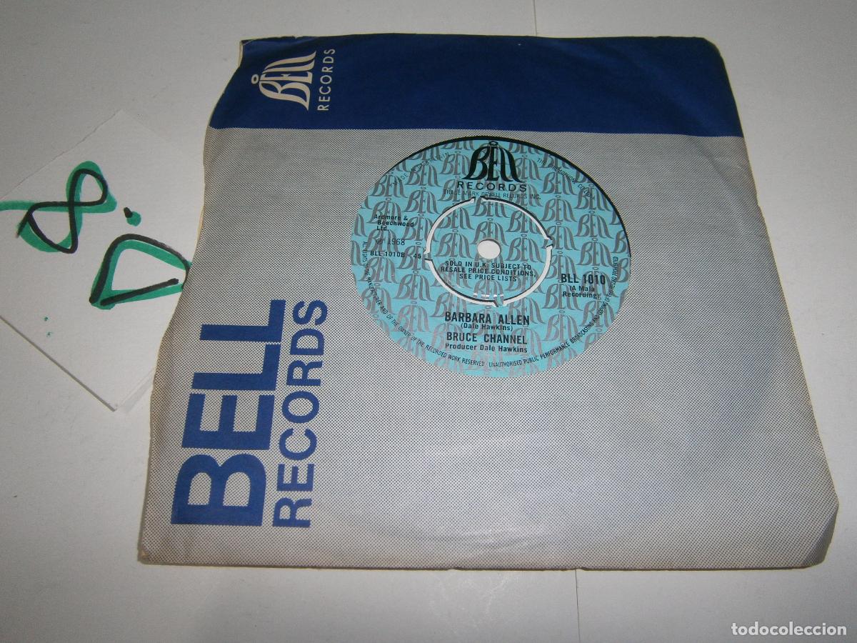 Discos de vinilo: ANTIGUO DISCO SINGLES VINILO - BRUCE CHANNEL - Foto 1