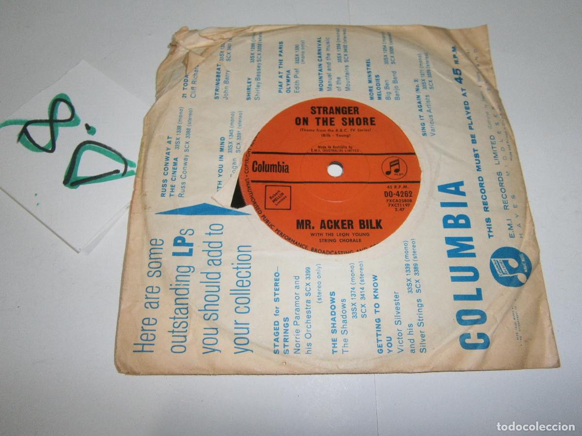 Discos de vinilo: ANTIGUO DISCO SINGLES VINILO - MR. ACKER BILK - Foto 2