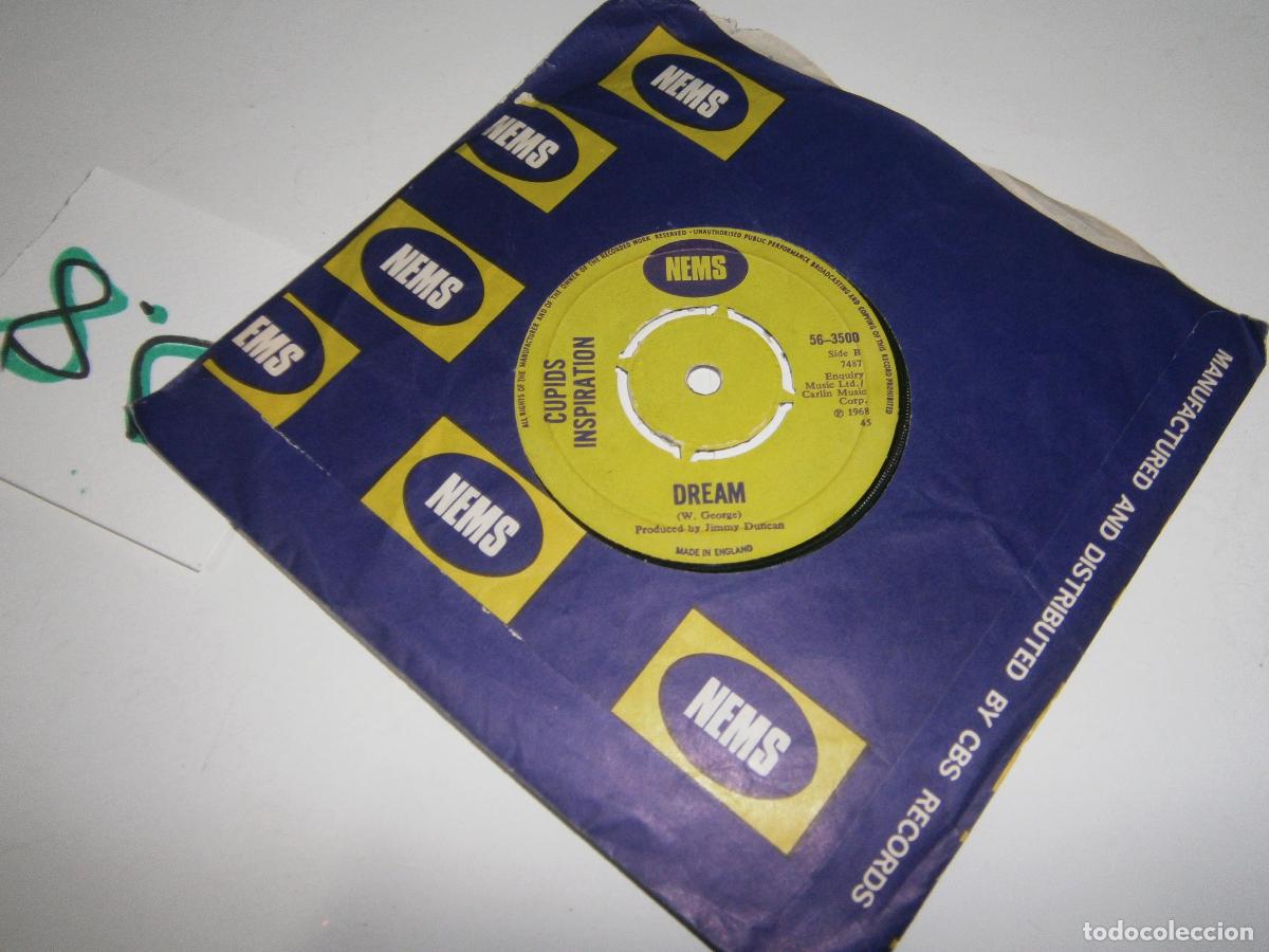 Discos de vinilo: ANTIGUO DISCO SINGLES VINILO - CUPIDS INSPIRATION - Foto 2