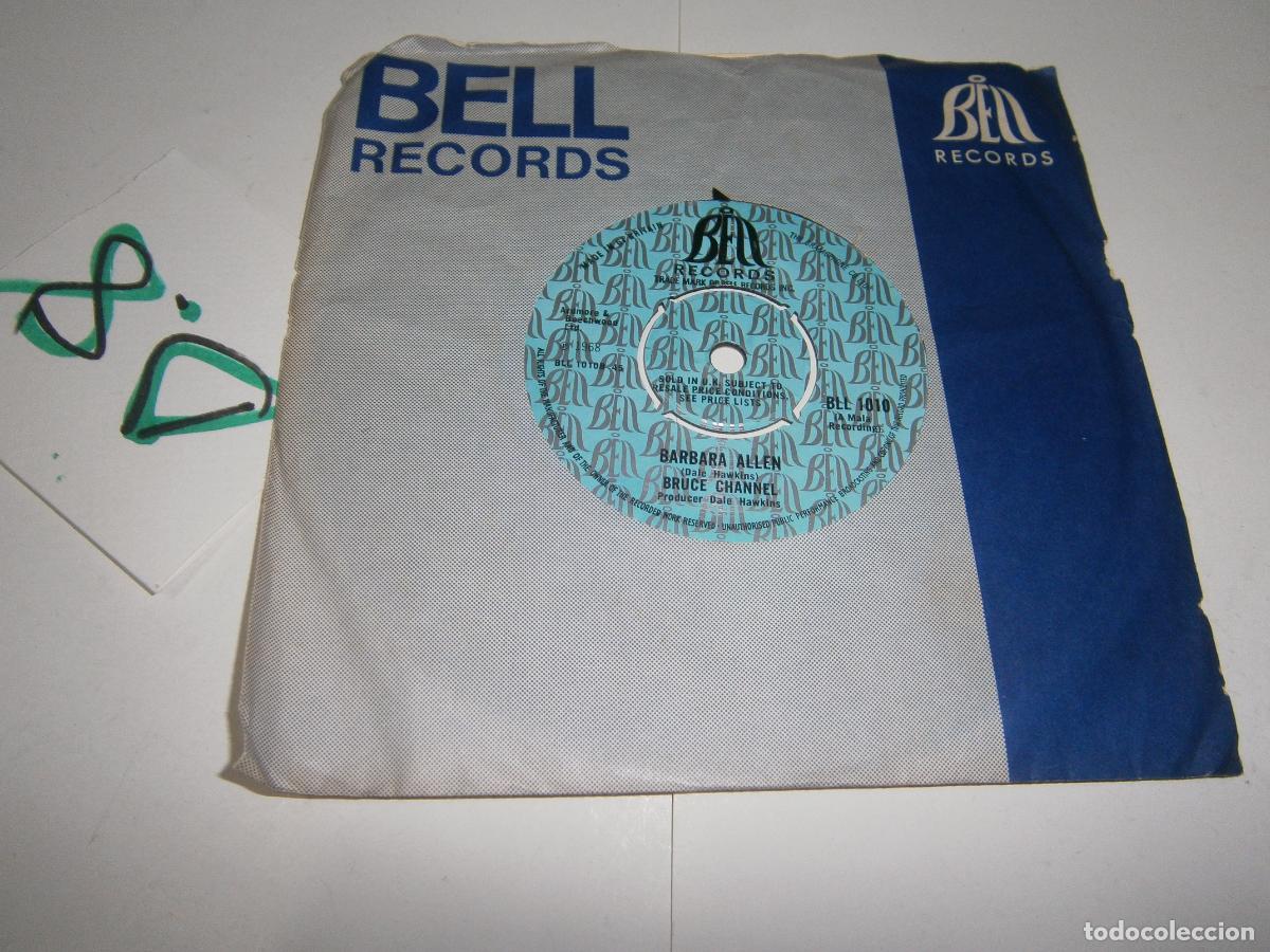 Discos de vinilo: ANTIGUO DISCO SINGLES VINILO - BRUCE CHANNEL - Foto 1