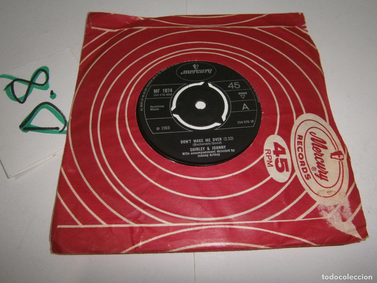 Discos de vinilo: ANTIGUO DISCO SINGLES VINILO - SHIRLEY & JOHNNY - Foto 1