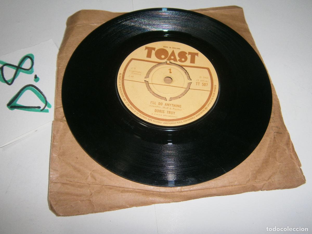 Discos de vinilo: ANTIGUO DISCO SINGLES VINILO - DORIS TROY - Foto 2