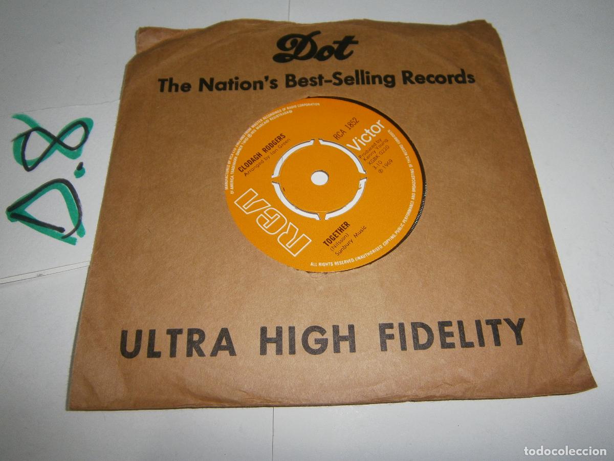 Discos de vinilo: ANTIGUO DISCO SINGLES VINILO - CLODAGH RODGERS - Foto 2