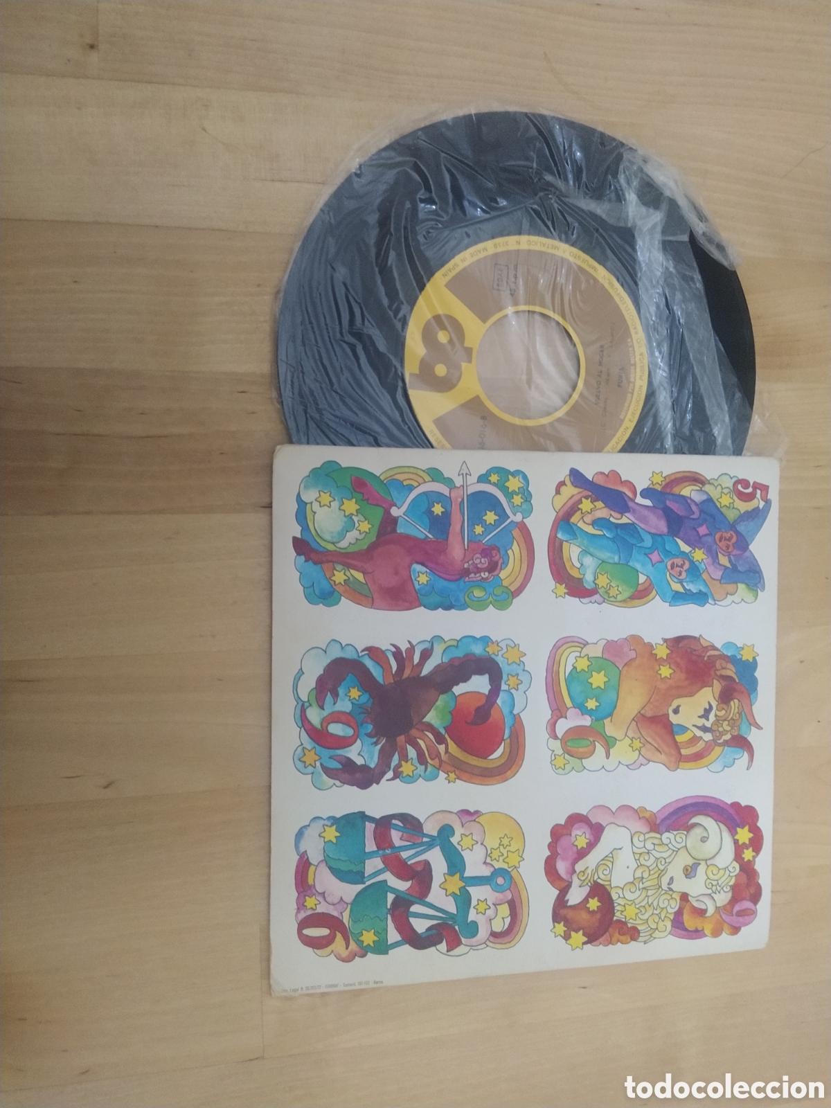 Discos de vinilo: FURIA - SINGLE HOR&Oacute;SCOPO/VUELVO AL HOGAR - Foto 2