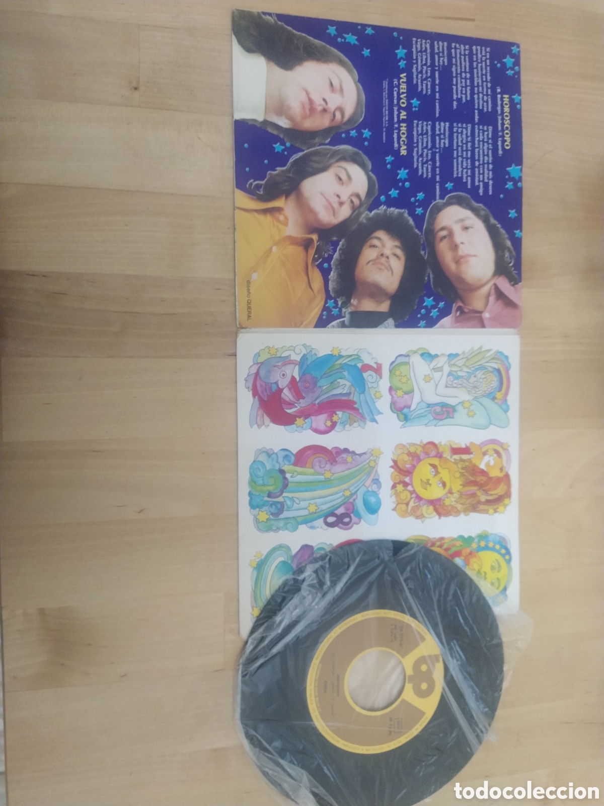Discos de vinilo: FURIA - SINGLE HOR&Oacute;SCOPO/VUELVO AL HOGAR - Foto 3