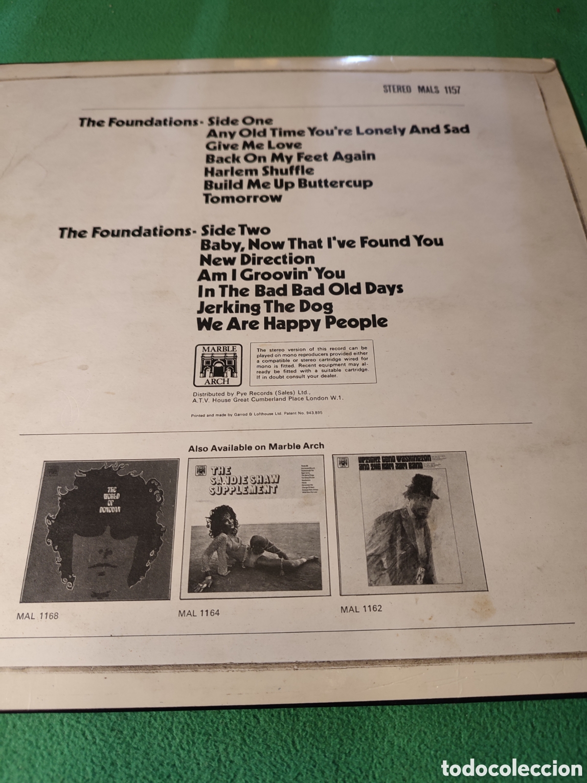 Discos de vinilo: The Foundations - The Foundations 1970 - Foto 2