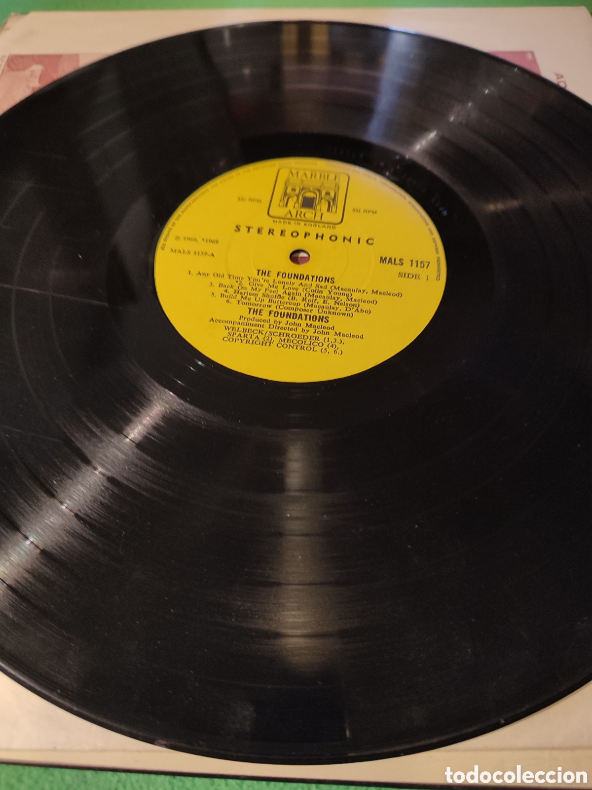 Discos de vinilo: The Foundations - The Foundations 1970 - Foto 3
