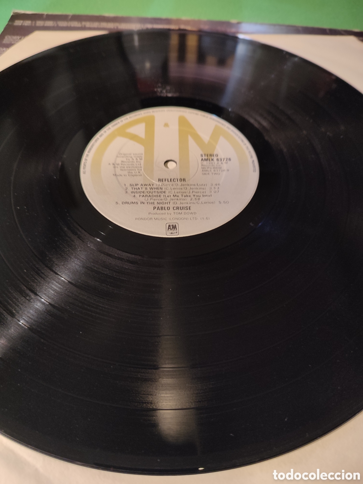Discos de vinilo: Pablo Cruise - Reflector edici&oacute;n inglesa 1981 - Foto 3