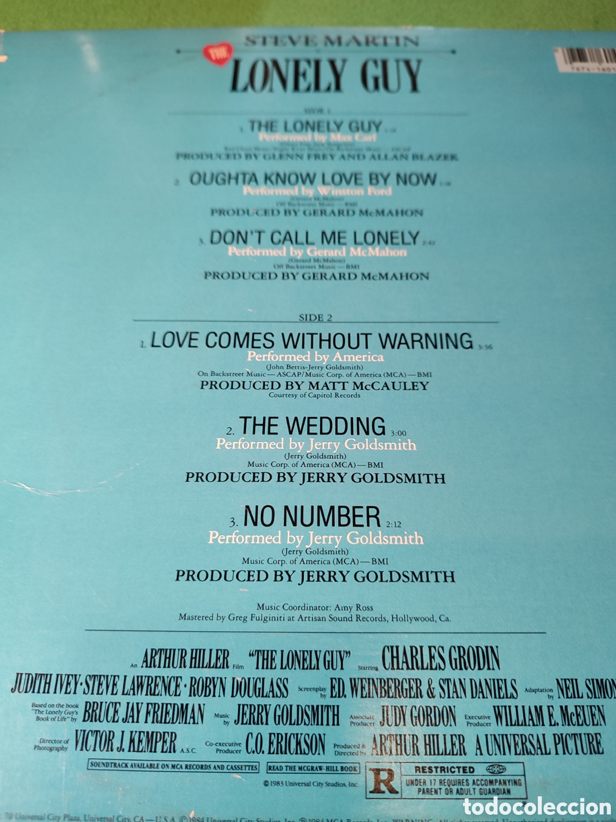 Discos de vinilo: Jerry Goldsmith - BSO Lonely guy - Foto 2