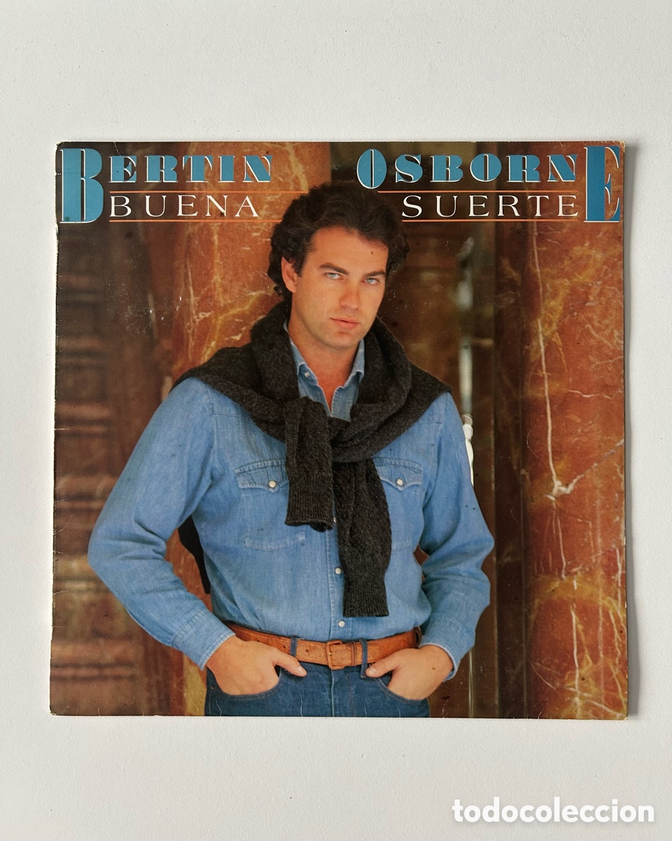Discos de vinilo: Bert&iacute;n Osborne &ndash; BUENA SUERTE - Foto 1