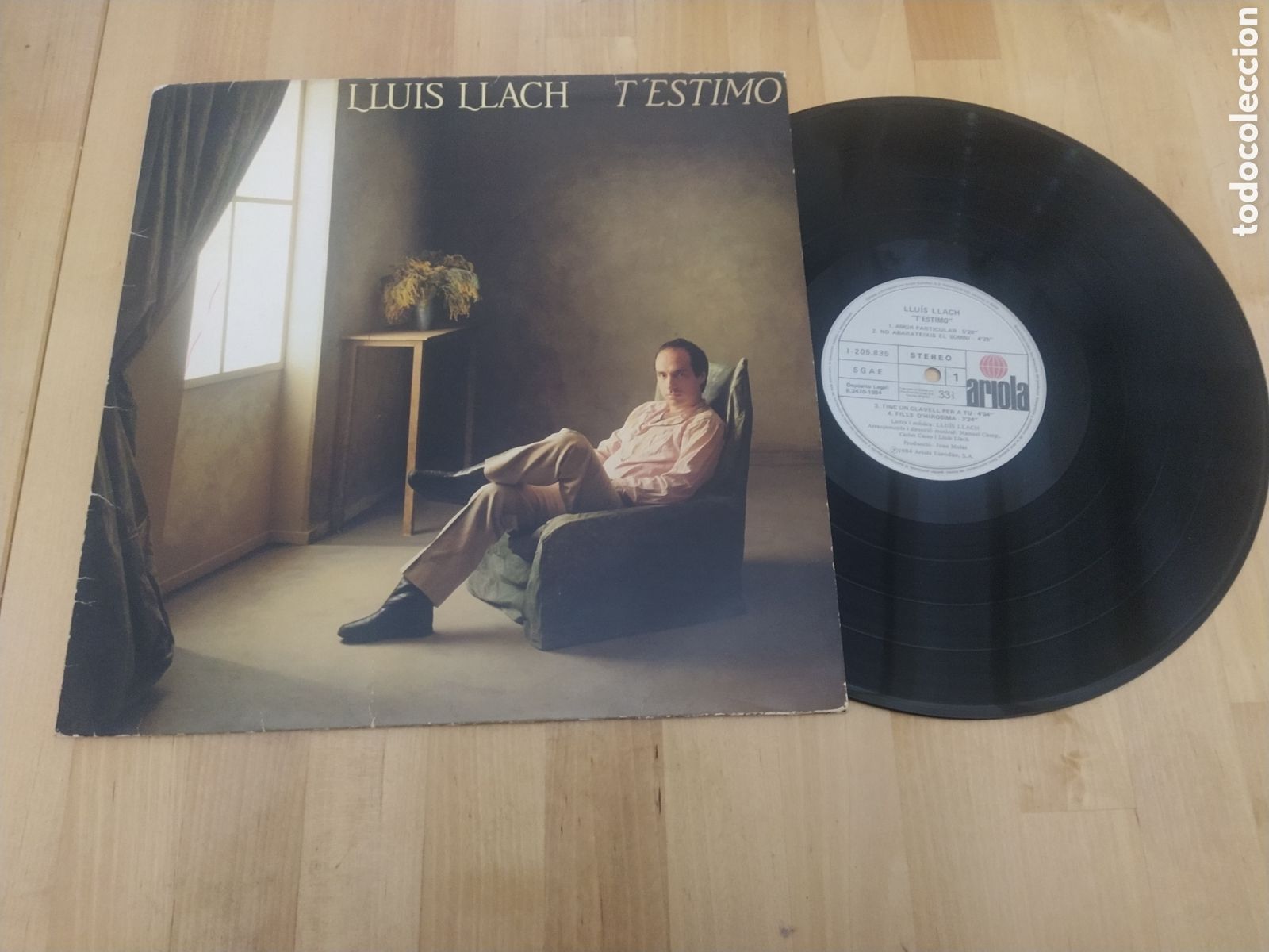 Discos de vinilo: LLUIS LLACH - TESTIMONIO - Foto 1