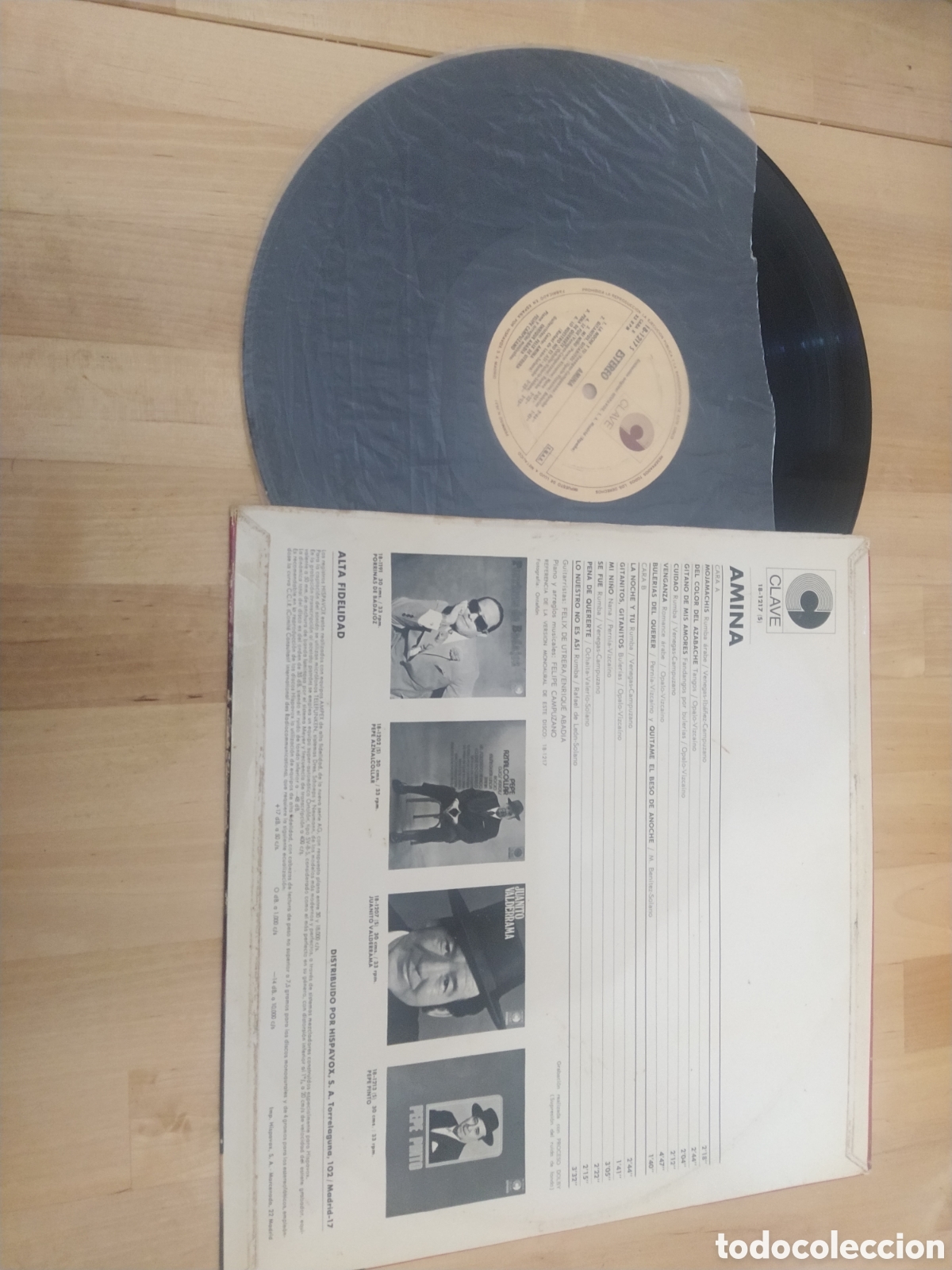 Discos de vinilo: LP AMINA - MOJAMACHIS - Foto 2