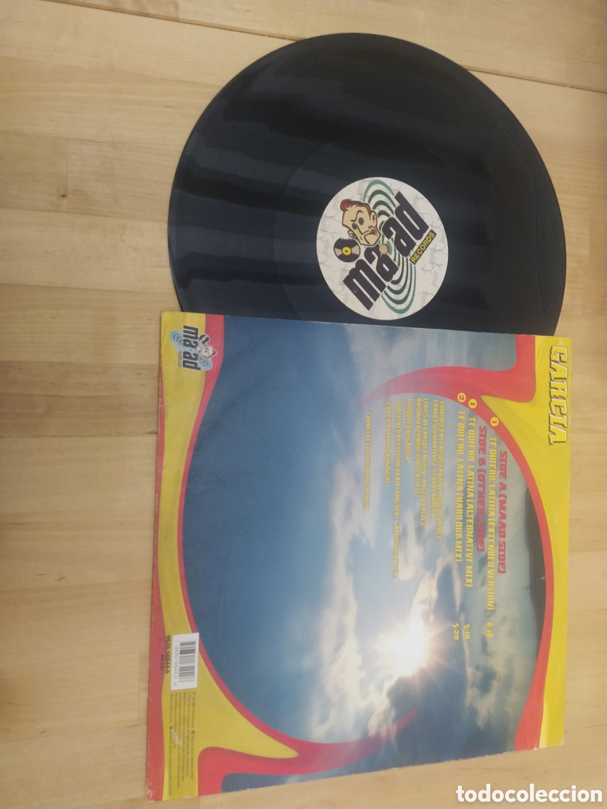Discos de vinilo: GARCIA - TE QUIERO, LATINA - Foto 2