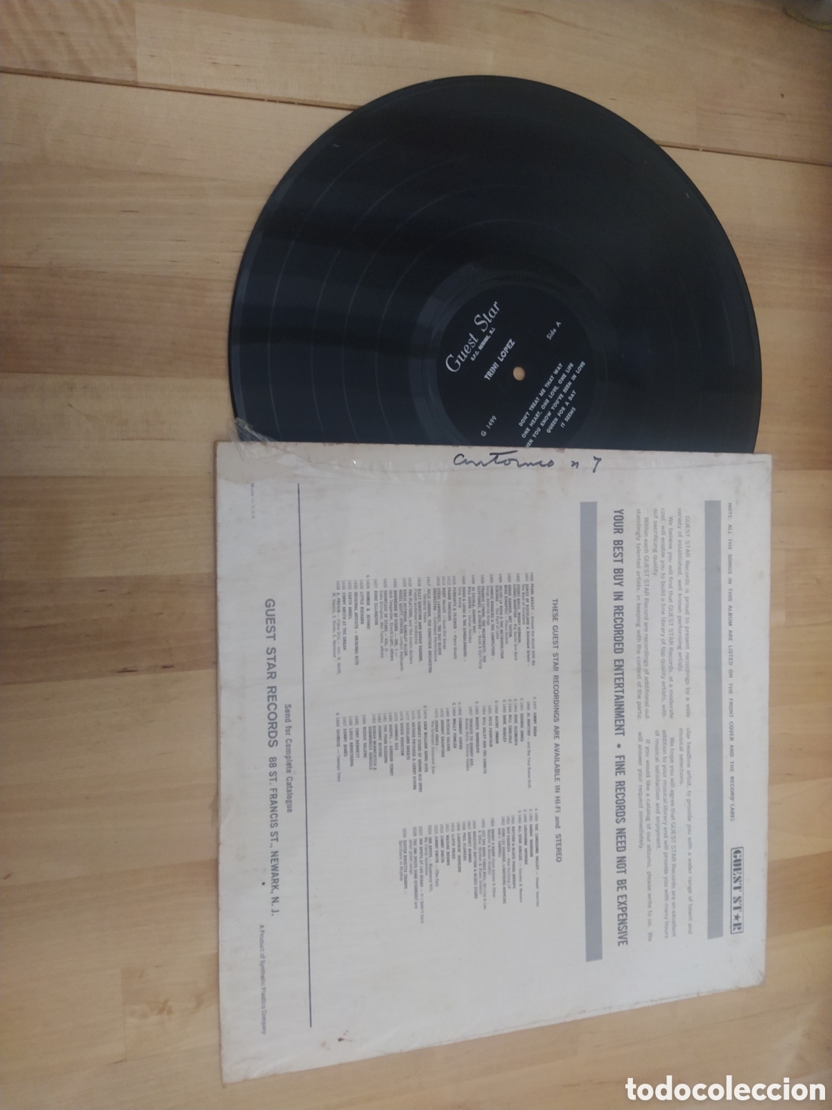 Discos de vinilo: TRINI LOPEZ / SCOTT GREGORY LP - Foto 2
