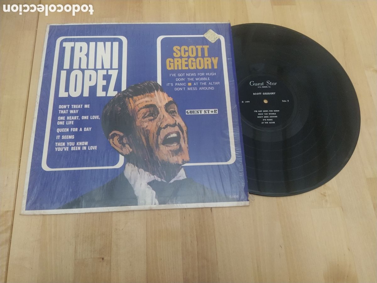 Discos de vinilo: TRINI LOPEZ / SCOTT GREGORY LP - Foto 1