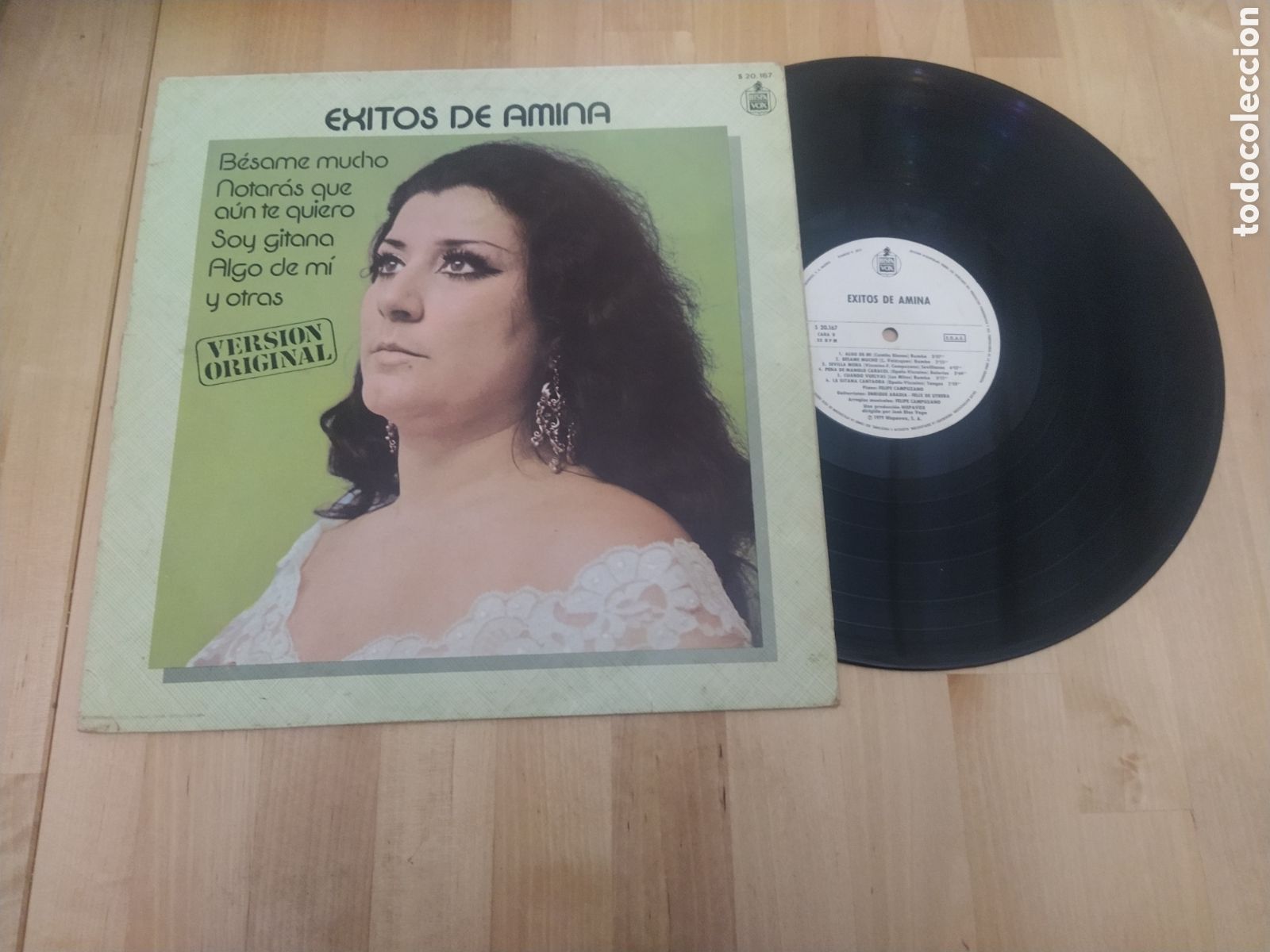Discos de vinilo: LP AMINA - EXITOS DE AMINA - VERSION ORIGINAL - Foto 1