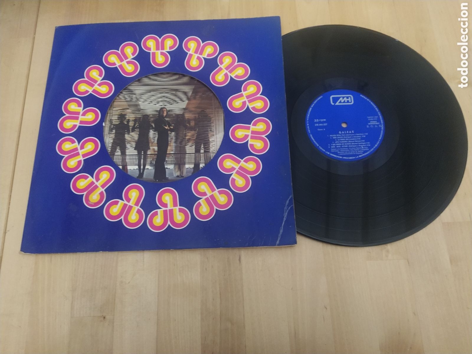 Discos de vinilo: LP GALEAS Y SUS RUMBEROS EN PLAYAMAR - Foto 1