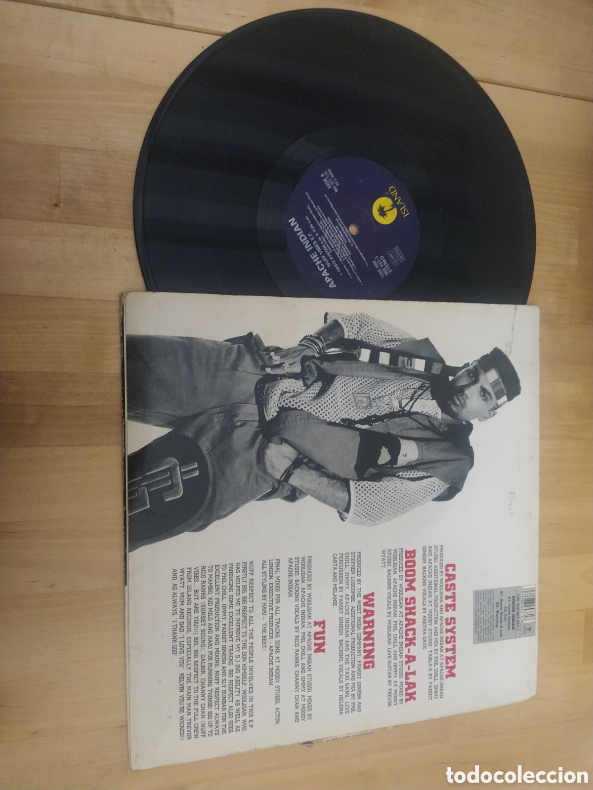 Discos de vinilo: LP NUFF VIBES - EP APACHE INDIAN - Foto 2