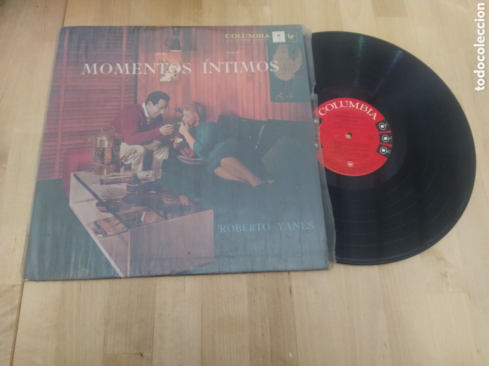 Discos de vinilo: LP MOMENTOS &Iacute;NTIMOS - ROBERTO YANES - Foto 1