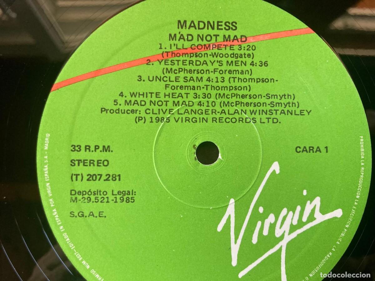 Discos de vinilo: MADNESS - MAD NOT MAD - Foto 5