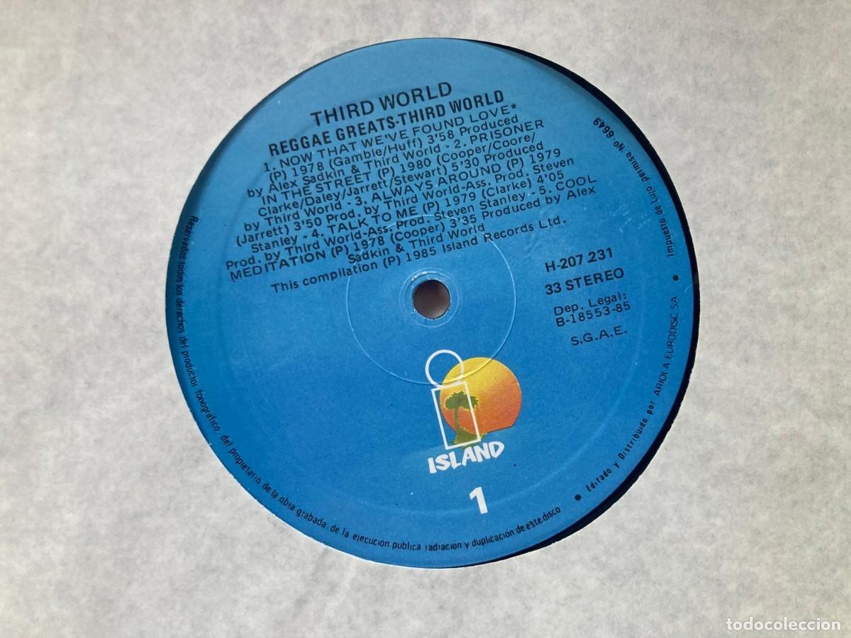 Discos de vinilo: THIRD WORLD - REGGAE GREATS - Foto 3
