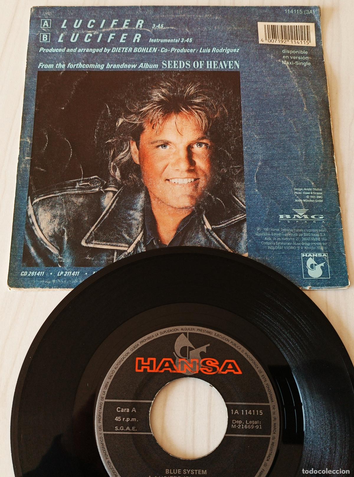 Discos de vinilo: BLUE SYSTEM - LUCIFER HANSA - 1991 - Foto 2